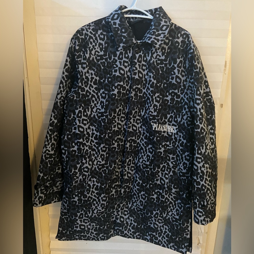 Pleasures Grave cheetah trench coat. Brand new.